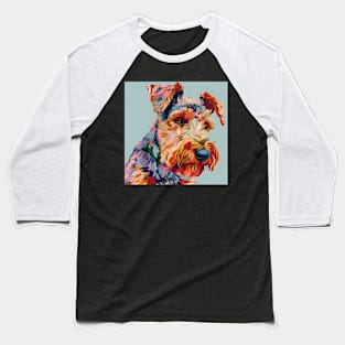 Airedale Terrier in 70's Baseball T-Shirt